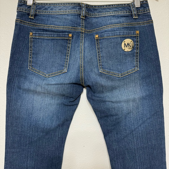 Michael Kors Low Rise Skinny Dark Wash Denim Women’s Blue Jeans, Size 4P - Picture 6 of 8